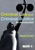 Cover: Criminal Law & Criminal Justice - SAGE Publications Ltd