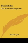Cover: Bacchylides - Kessinger Publishing