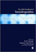 Cover: The SAGE Handbook of Sociolinguistics - SAGE Publications Ltd