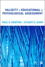 Cover: Validity in Educational and Psychological Assessment - SAGE Publications Ltd