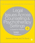 Cover: Legal Issues Across Counselling & Psychotherapy Settings - SAGE Publications Ltd