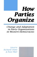 Cover: How Parties Organize - SAGE Publications Ltd