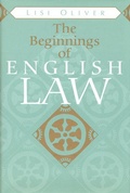 Cover: The Beginnings of English Law - University of Toronto Press