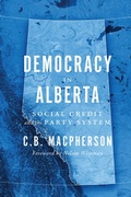 Cover: Democracy in Alberta - University of Toronto Press