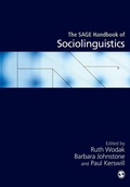 Cover: The SAGE Handbook of Sociolinguistics - SAGE Publications Ltd