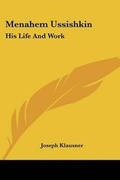 Cover: Menahem Ussishkin - Kessinger Publishing