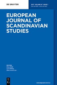 Abbildung von: European Journal of Scandinavian Studies - De Gruyter