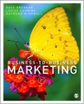 Cover: Business-to-Business Marketing - SAGE Publications Ltd