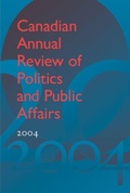 Cover: Canadian Annual Review of Politics and Public Affairs 2004 - University of Toronto Press