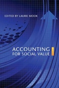 Cover: Accounting for Social Value - University of Toronto Press