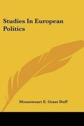 Cover: Studies In European Politics - Kessinger Publishing