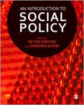 Cover: An Introduction to Social Policy - SAGE Publications Ltd