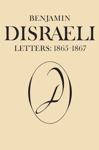 Enlarge image Cover: Benjamin Disraeli Letters - University of Toronto Press