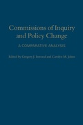 Cover: Commissions of Inquiry and Policy Change - University of Toronto Press