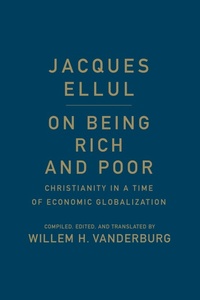 Enlarge image Cover: On Being Rich and Poor - University of Toronto Press