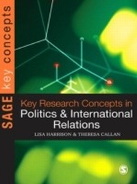 Enlarge image Cover: Key Research Concepts in Politics and International Relations - SAGE Publications Ltd