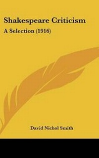 Enlarge image Cover: Shakespeare Criticism - Kessinger Publishing