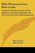 Cover: Bible Witnesses From Bible Lands - Kessinger Publishing