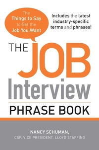 Enlarge image Cover: The Job Interview Phrase Book - Adams Media