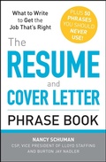 Cover: The Resume and Cover Letter Phrase Book - Adams Media Corporation