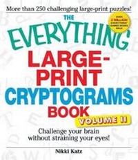 Enlarge image Cover: The Everything Large-Print Cryptograms Book - Adams Media Corporation