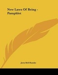 Bild: New Laws Of Being - Pamphlet - Kessinger Publishing