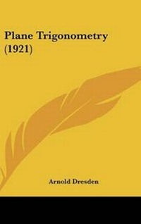 Abbildung von: Plane Trigonometry (1921) - Kessinger Publishing
