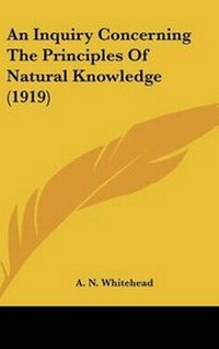 Enlarge image Cover: An Inquiry Concerning The Principles Of Natural Knowledge (1919) - Kessinger Publishing