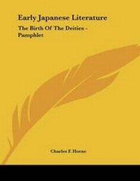 Abbildung von: Early Japanese Literature - Kessinger Publishing
