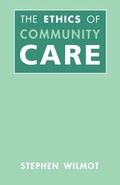 Cover: Ethics Of Community Care - Continuum International Publishing Group Ltd.