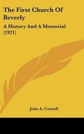 Cover: The First Church Of Beverly - Kessinger Publishing