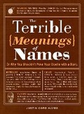 Cover: The Terrible Meanings of Names - Adams Media Corporation