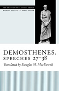 Cover: Demosthenes, Speeches 27-38 - University of Texas Press