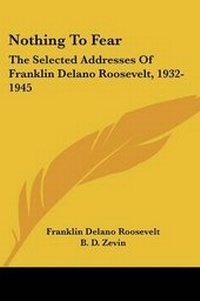 Enlarge image Cover: Nothing to Fear - Kessinger Publishing