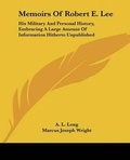 Cover: Memoirs of Robert E. Lee - Kessinger Publishing