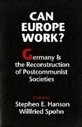 Cover: Can Europe Work? - University of Washington Press