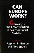 Cover: Can Europe Work? - University of Washington Press