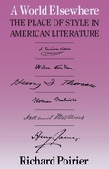 Cover: World Elsewhere - University of Wisconsin Press
