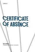 Cover: Certificate of Absence - University of Texas Press