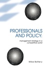 Cover: Professionals and Policy - Taylor & Francis
