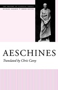 Cover: Aeschines - University of Texas Press