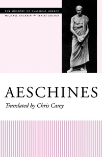 Enlarge image Cover: Aeschines - University of Texas Press