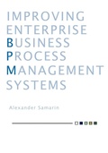 Cover: Improving Business Process Management Systems - Trafford Publishing