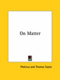 Bild: On Matter - Kessinger Publishing