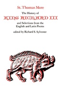 Cover: The History of King Richard III and Selections from the English and Latin Poems - Yale University Press