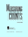 Cover: Measuring What Counts - National Academies Press