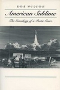 Cover: American Sublime - University of Wisconsin Press