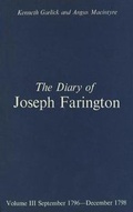 Cover: The Diary of Joseph Farington - Yale University Press