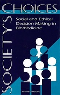 Cover: Society's Choices - National Academies Press