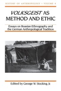 Cover: Volksgeist As Method and Ethic - University of Wisconsin Press